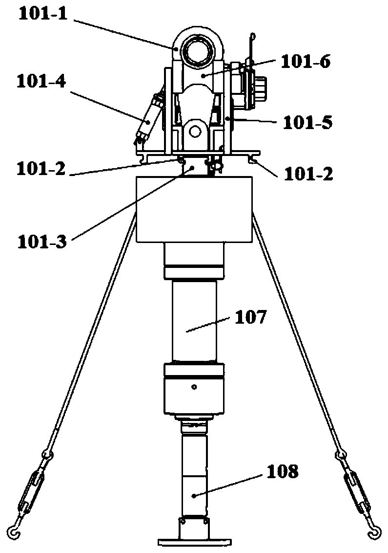 Automatic loading and unloading drill pipe and water feeder unit, device and construction method of mine drilling rig