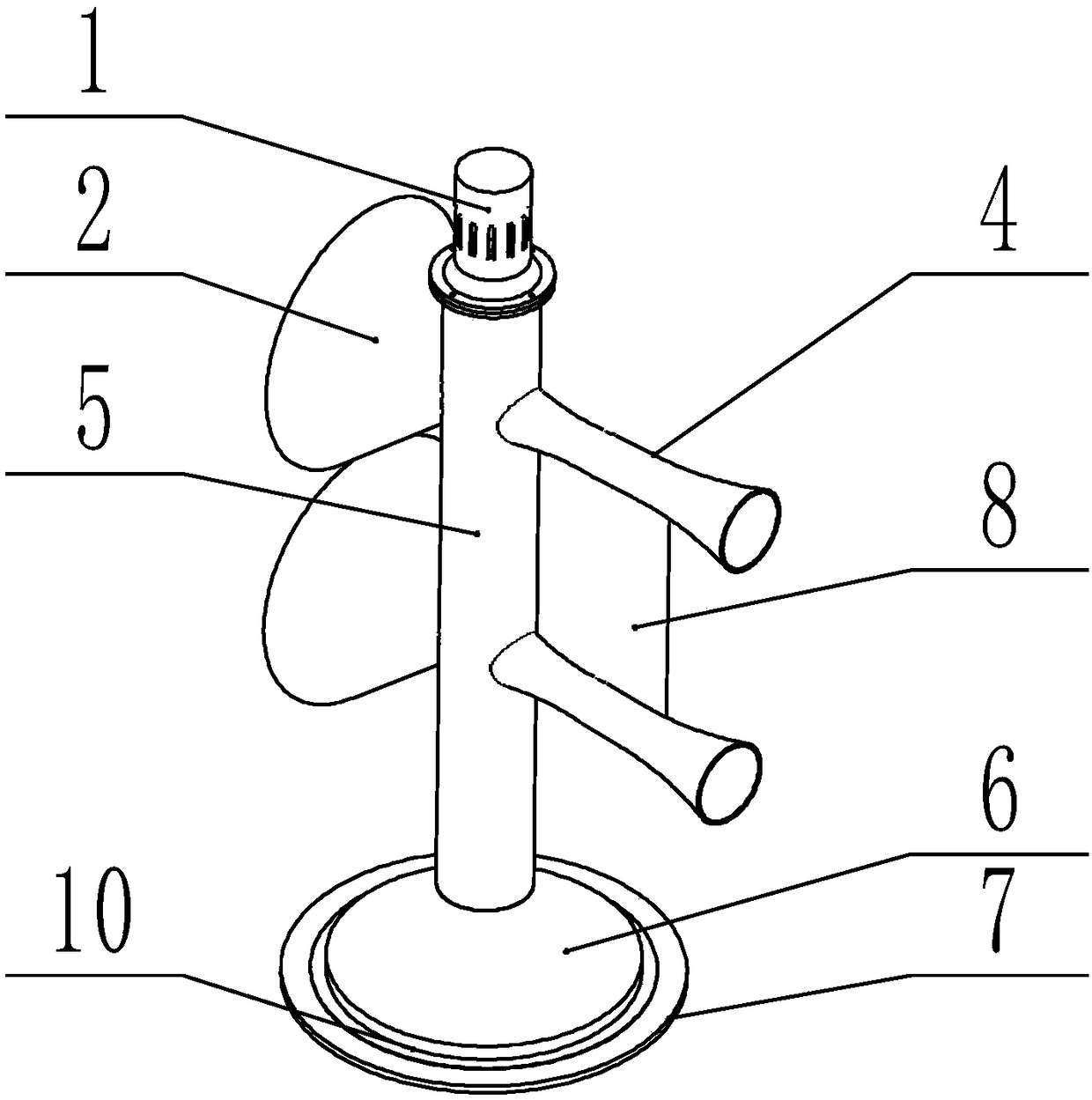 Self-guiding gentle wind power generation equipment