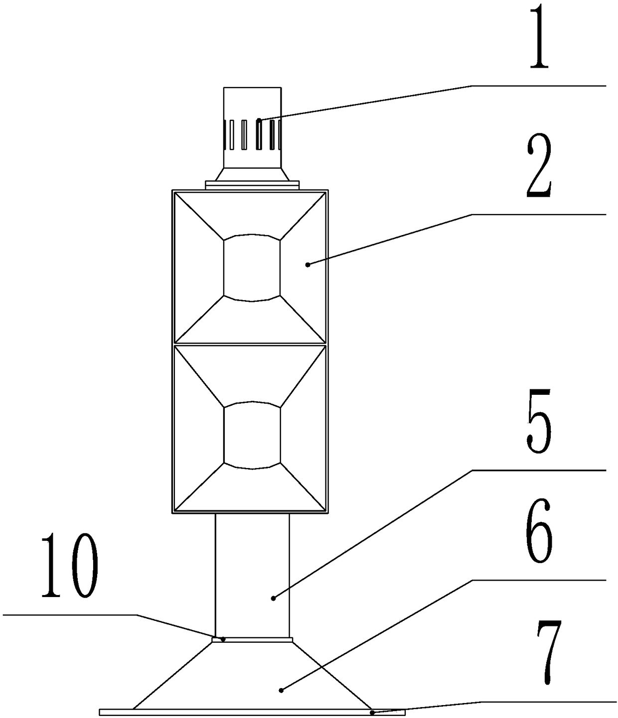 Self-guiding gentle wind power generation equipment