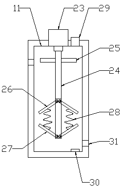 Movable multistage effective sewage treatment device