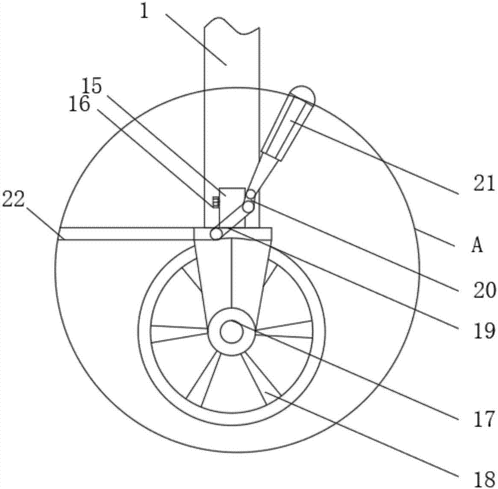 Protective wheelchair for recovery in orthopedics department