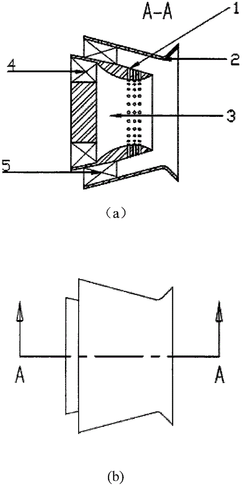 Venturi apparatus for strengthening liquid-membrane crushing effect