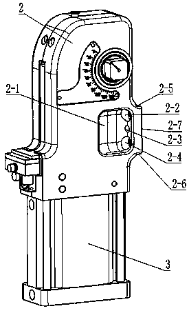Positioning structure for integrated clamp shell and mounting support in car welding clamp