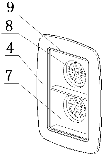 A simple air purification device applied to indoor furniture