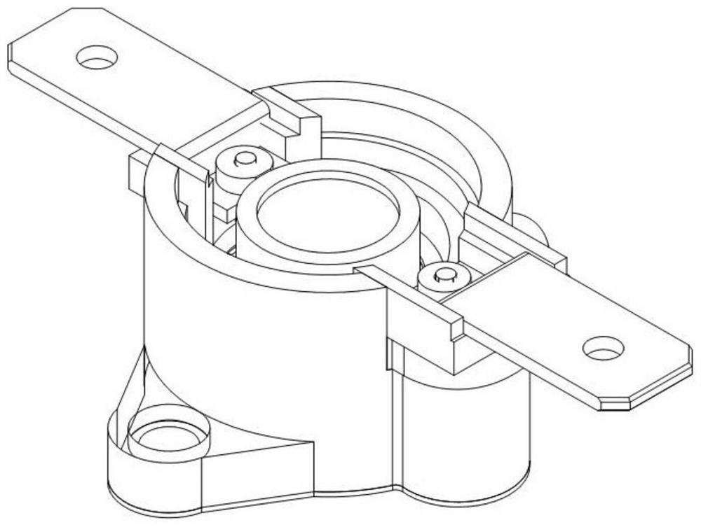 Battery heating assembly and manufacturing process thereof