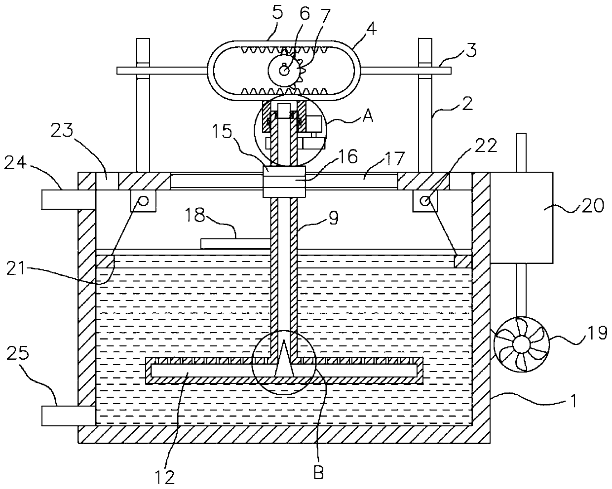 Super-efficient dissolved air sewage treatment equipment