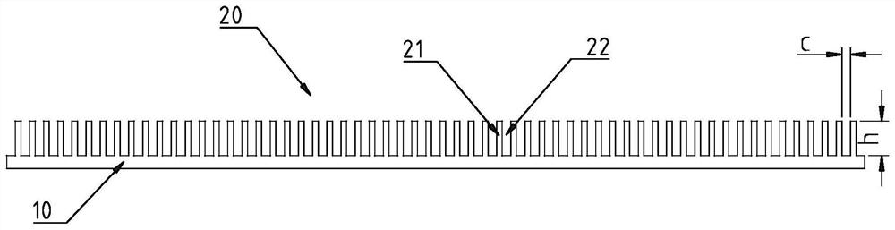 Heat dissipation plate of inverter unit fluid radiator