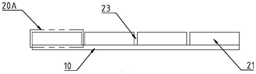 Heat dissipation plate of inverter unit fluid radiator