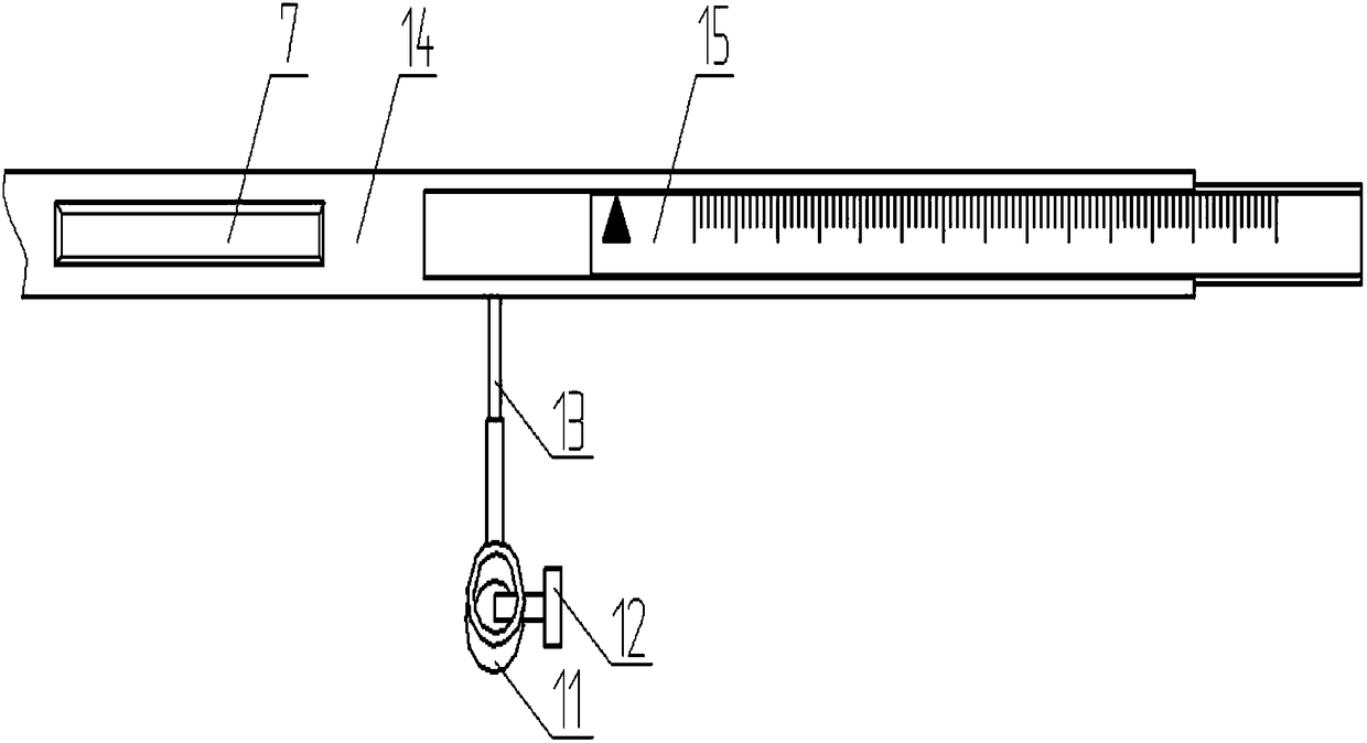 Toe-in angle measuring device of wheel of formula racing car