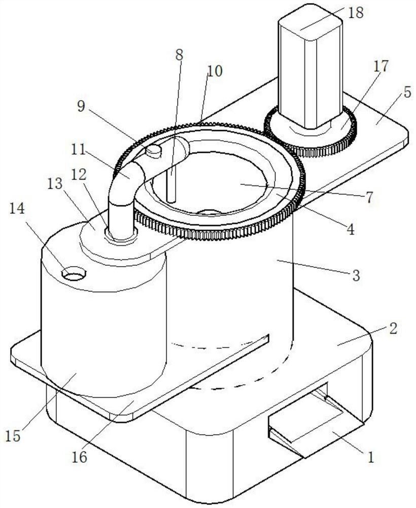 Clinical vomit collecting device for digestive system department