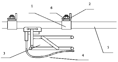 Crown block safety slide wire point inspection device and method