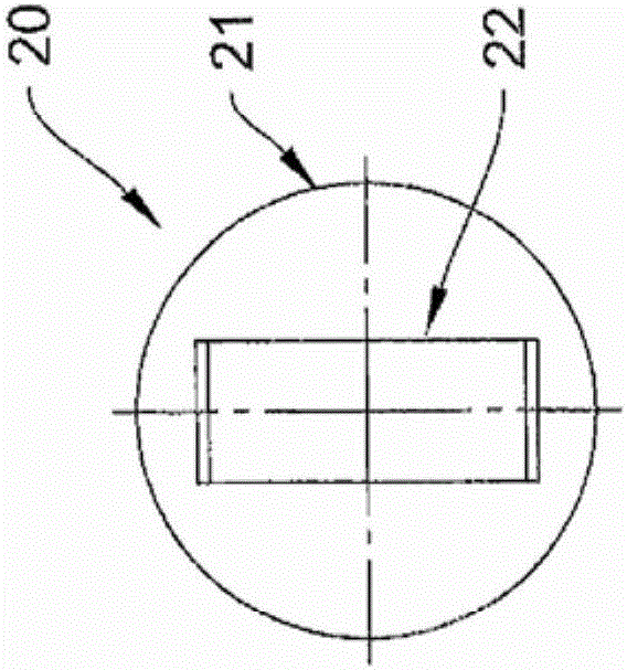 Device for determining the topography of the charge surface in a shaft furnace