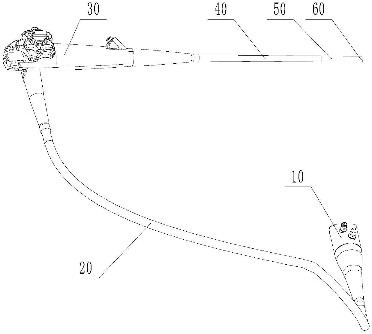 Automatic regulating structure for bending part of endoscope