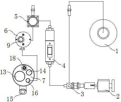 Crude oil and tar water content measuring device by Karl Fischer coulometry method