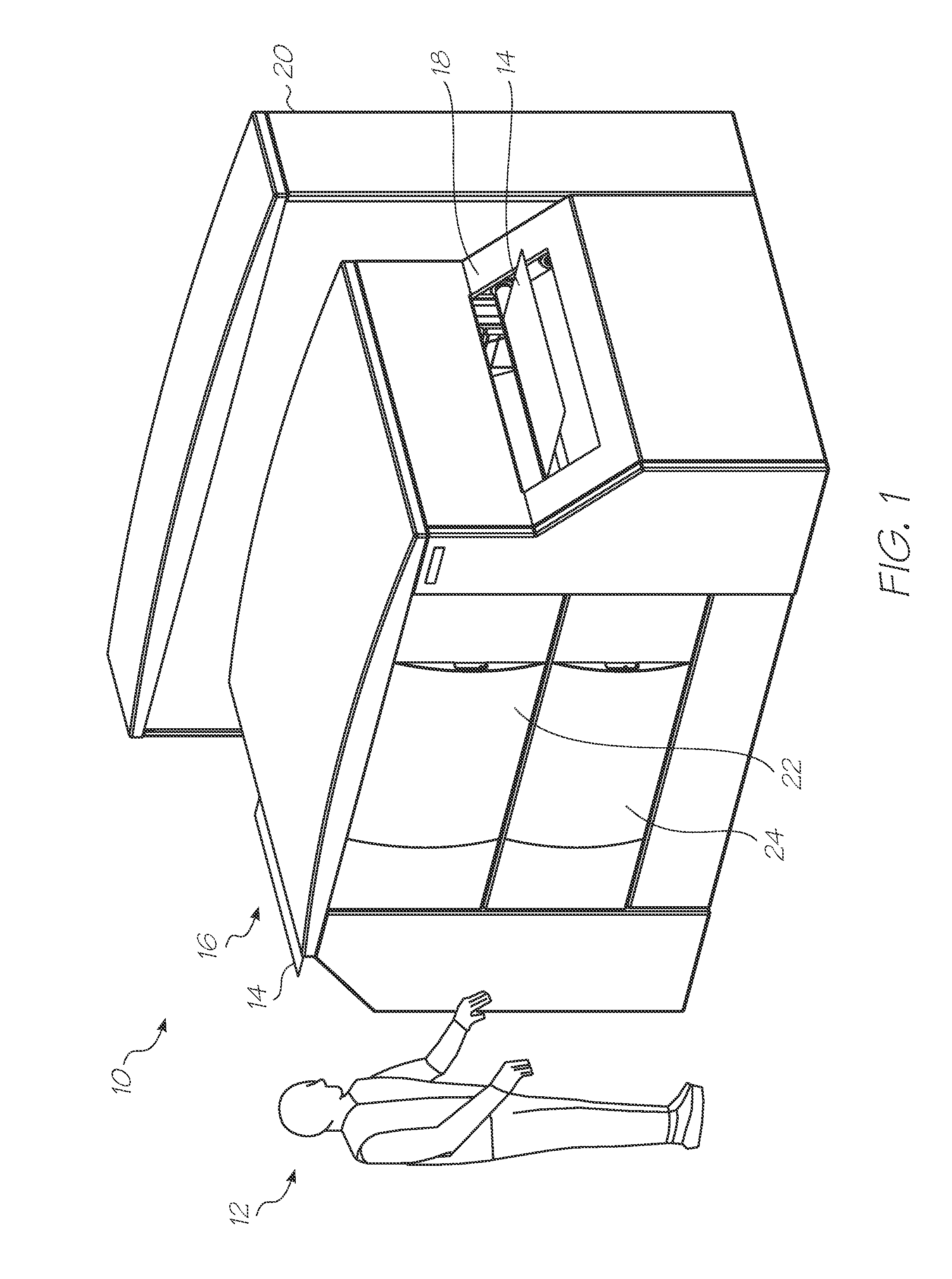 Continuous web printer with short media feed path