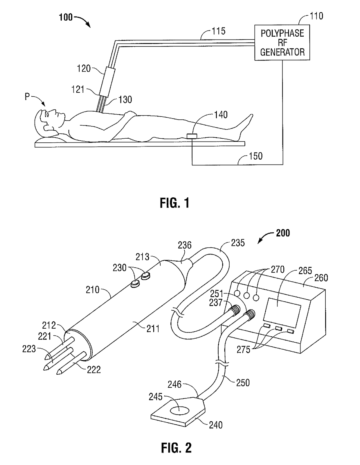 Polyphase electrosurgical system and method