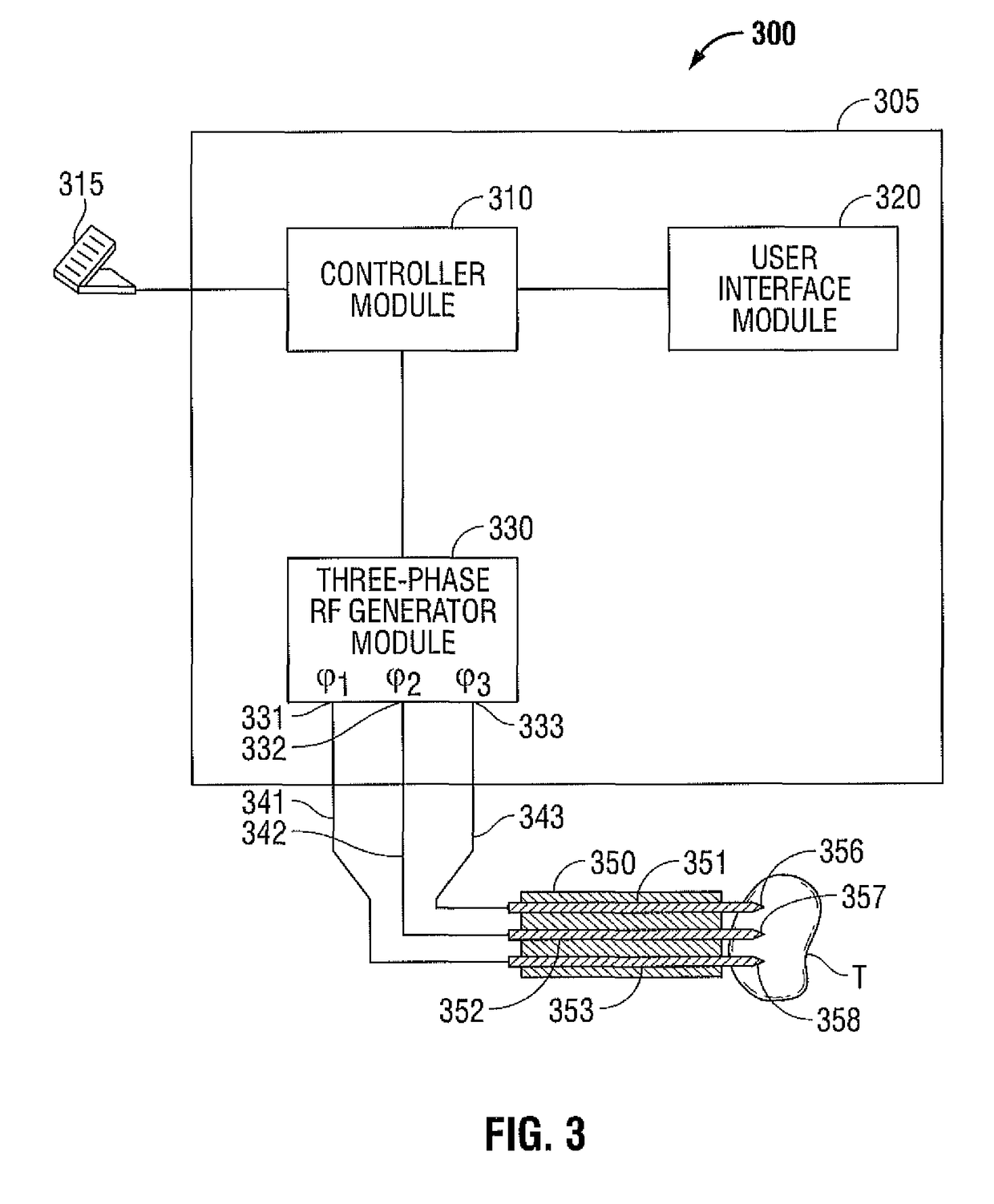 Polyphase electrosurgical system and method