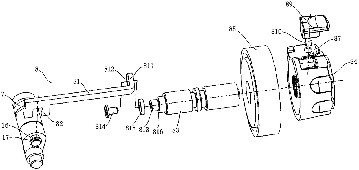 Cloth feeding mechanism with stitch length adjustment function