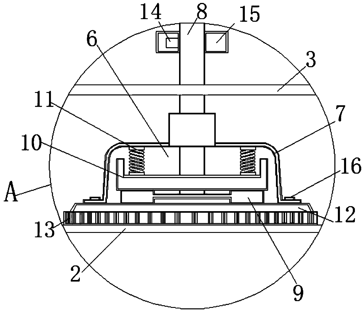 Convenient self-rescue escape device without disassembling automobile tire when automobile tire sinks into pit