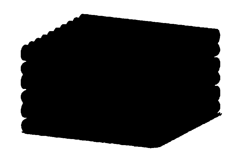 Preparation method of carbon/carbon composite material with high heat conductivity