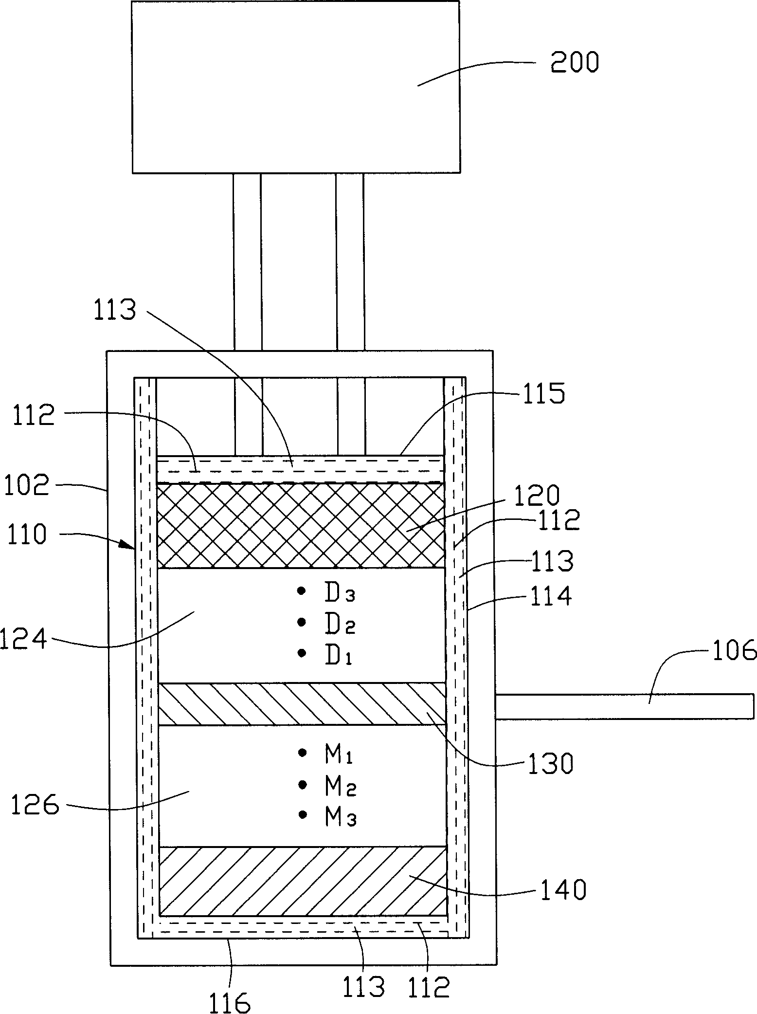 Device for measuring thermal coefficient