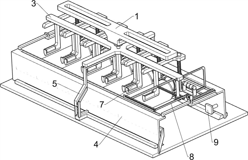 Clamping device for intelligent power battery of new energy vehicles