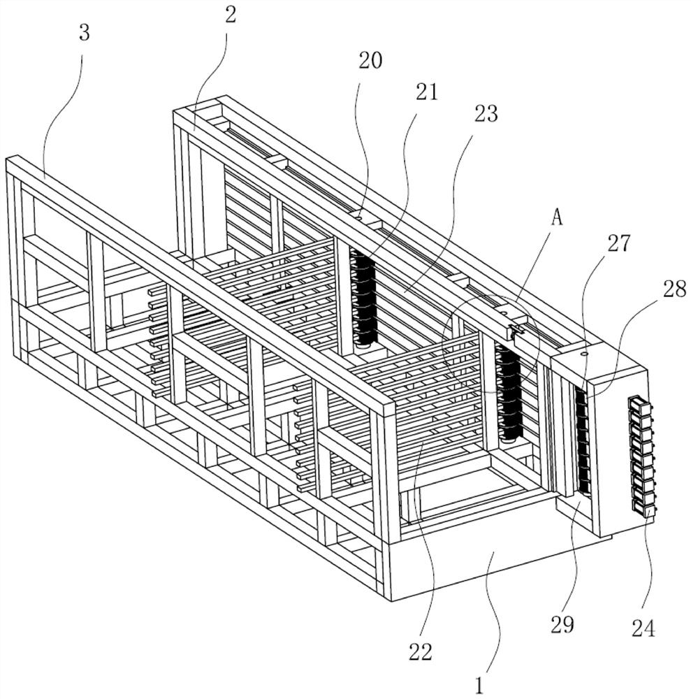 Layered storage rack