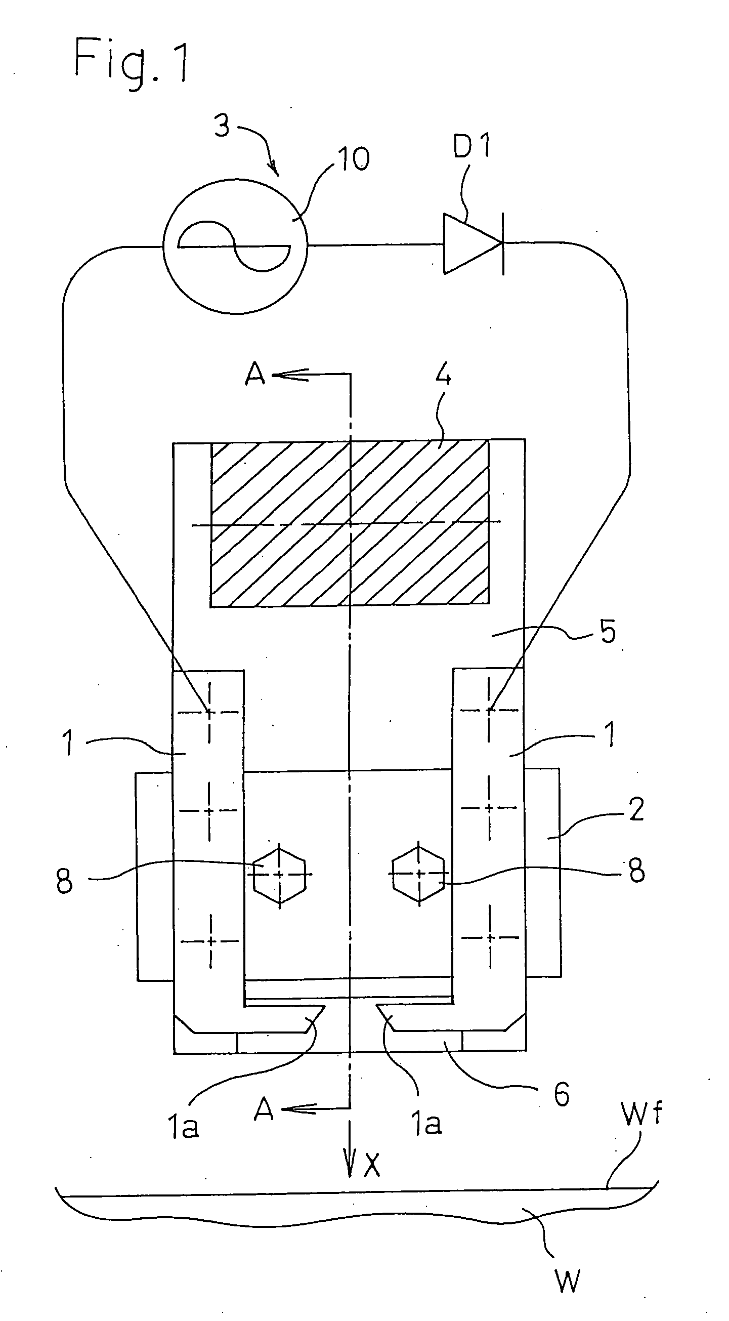 Plasma surface treating method and apparatus therefor