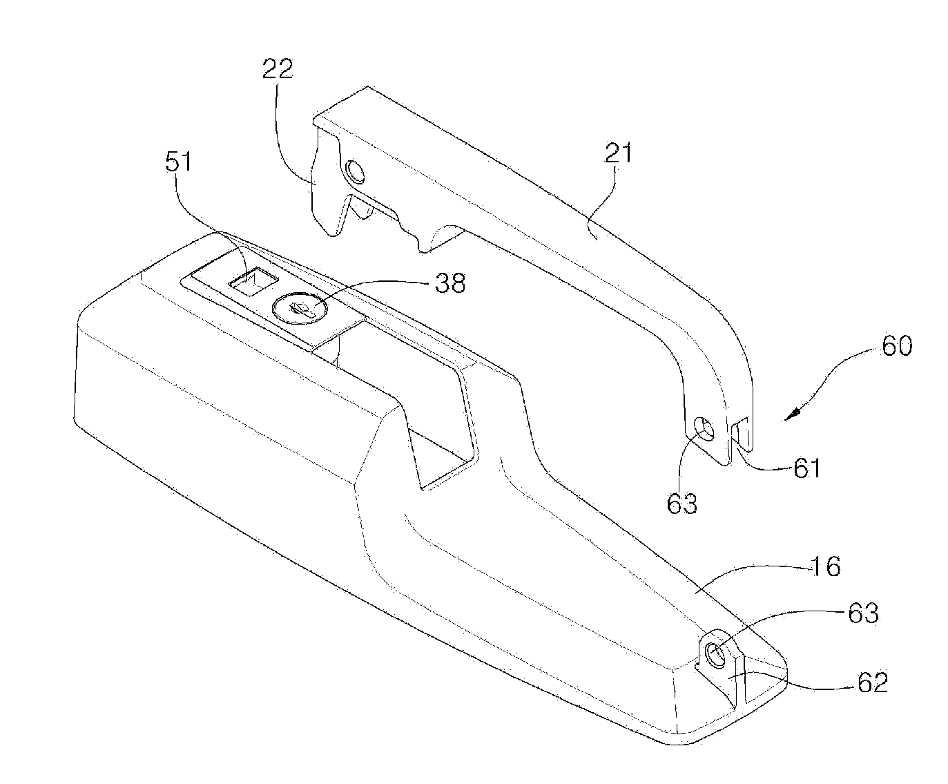 Door lock device for refrigerator and freezer