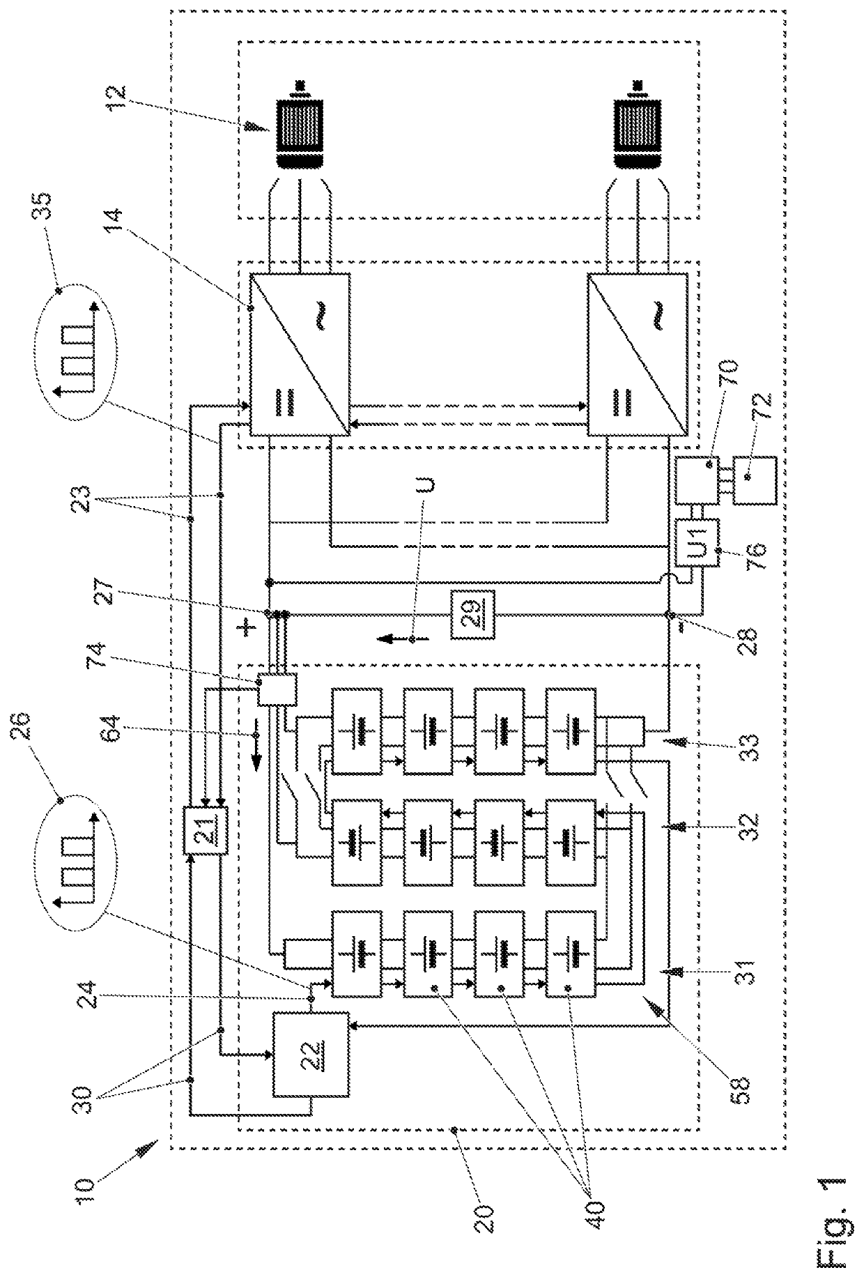 Vehicle having an energy storage element