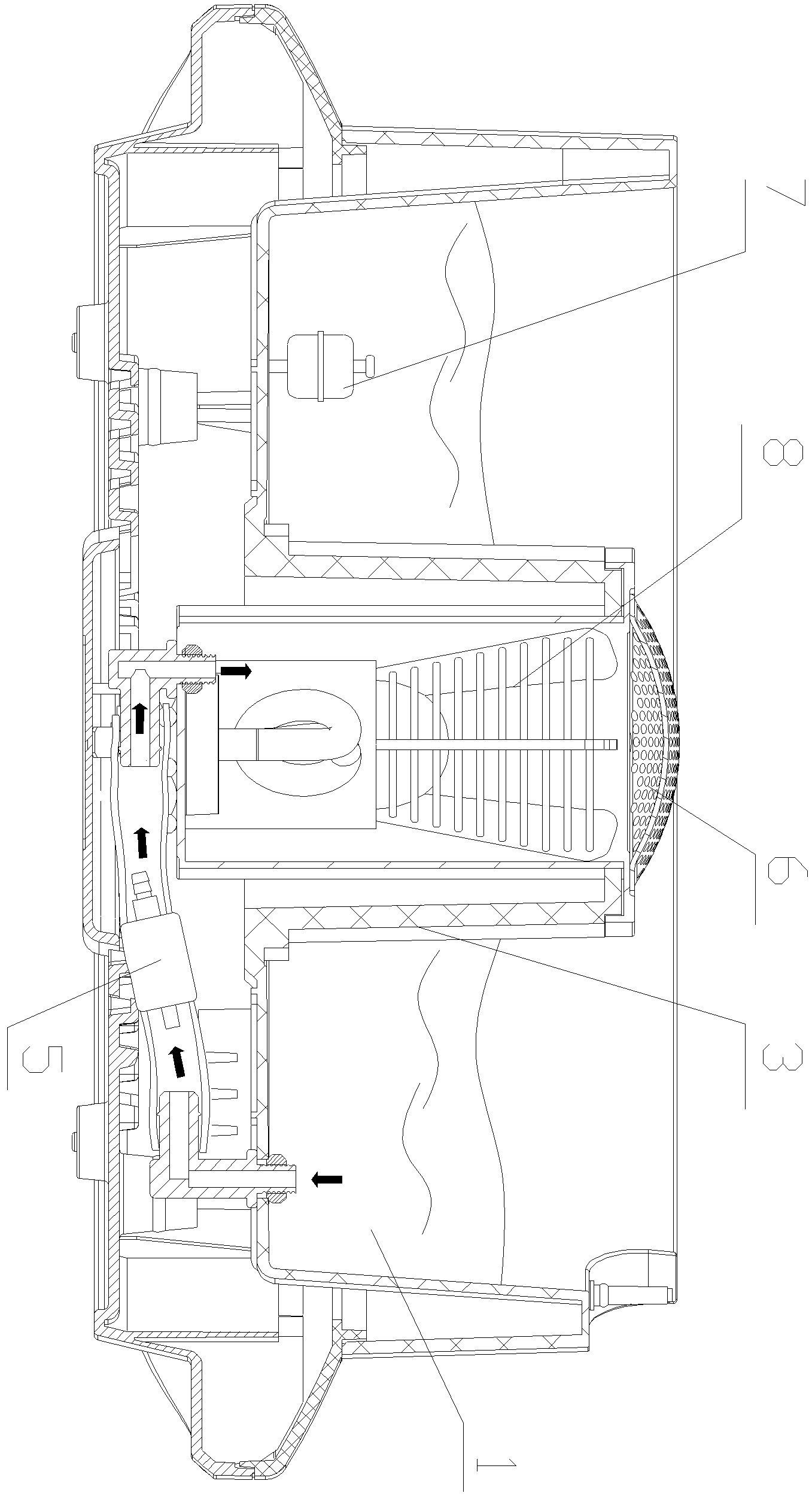 Steam generating device of electric steamer