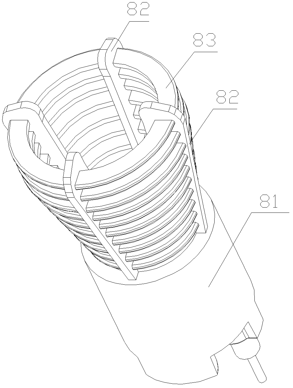 Steam generating device of electric steamer