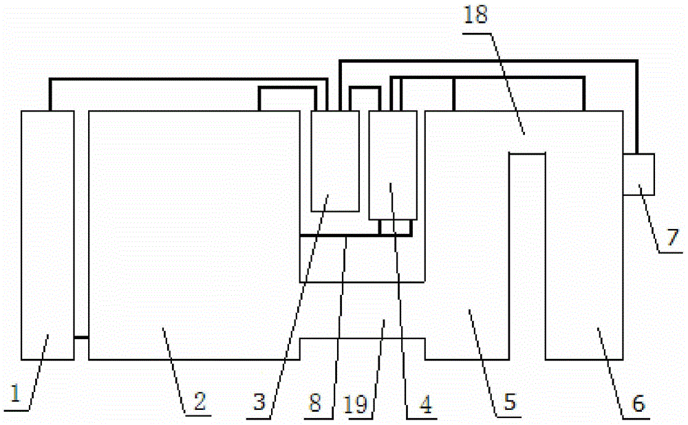 Boiler blow-down water storage and allocation device and usage method thereof