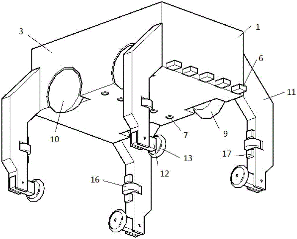 Metal magnetic memory rail temperature stress detection device