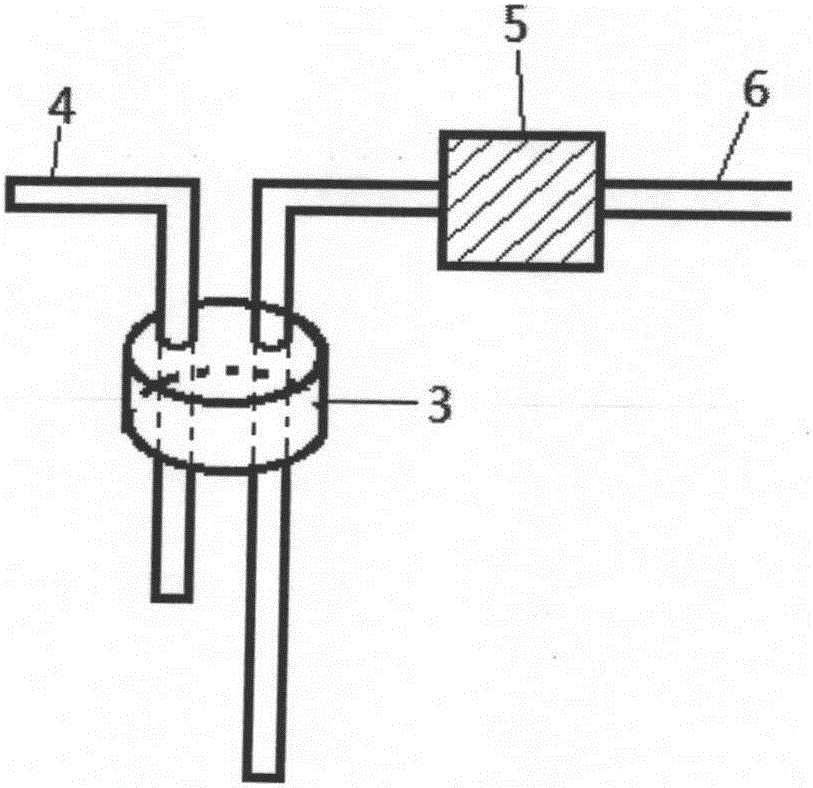 Separable gas collecting bottle