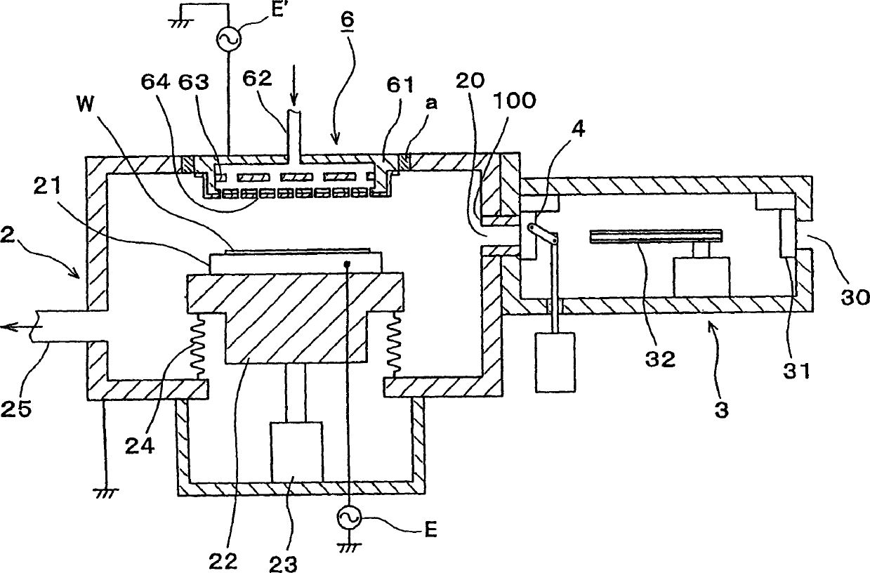 Vacuum processing device