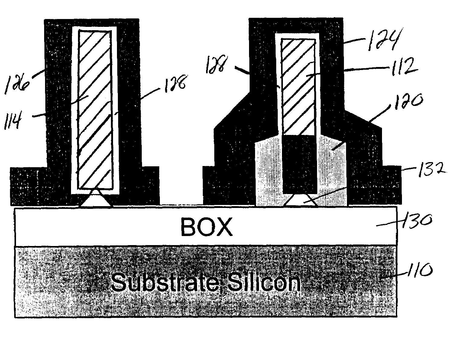 Method and structure to create multiple device widths in FinFET technology in both bulk and SOI