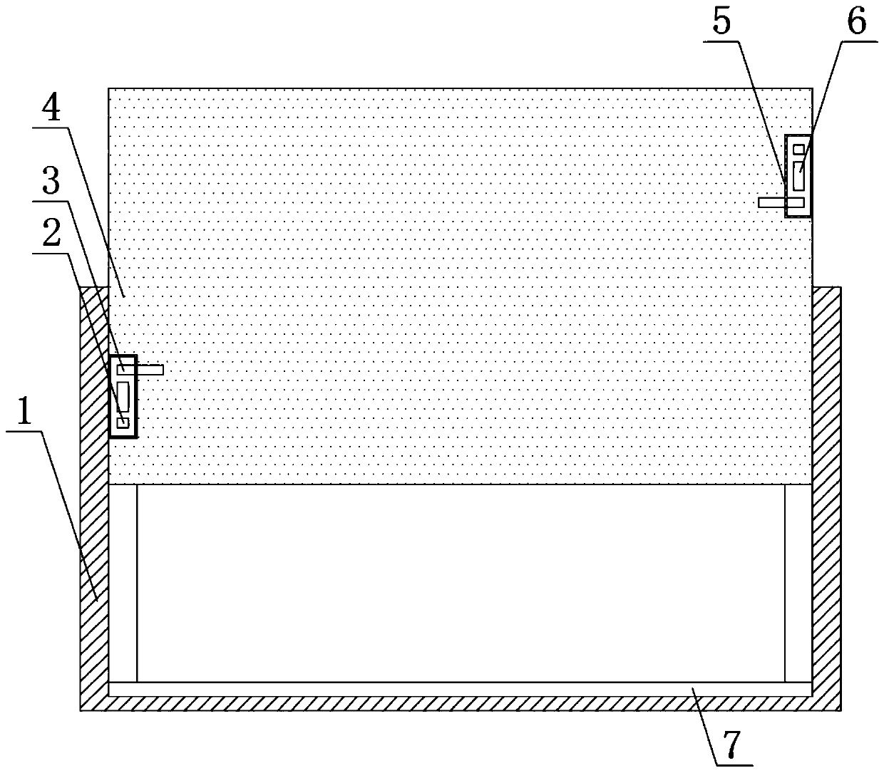 Waterproof mouse blocking board device for 10kV electricity distribution room