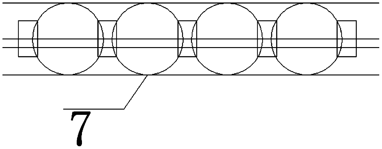 Ball-roller mixed rolling positive pressure heavy-load guide rail pair