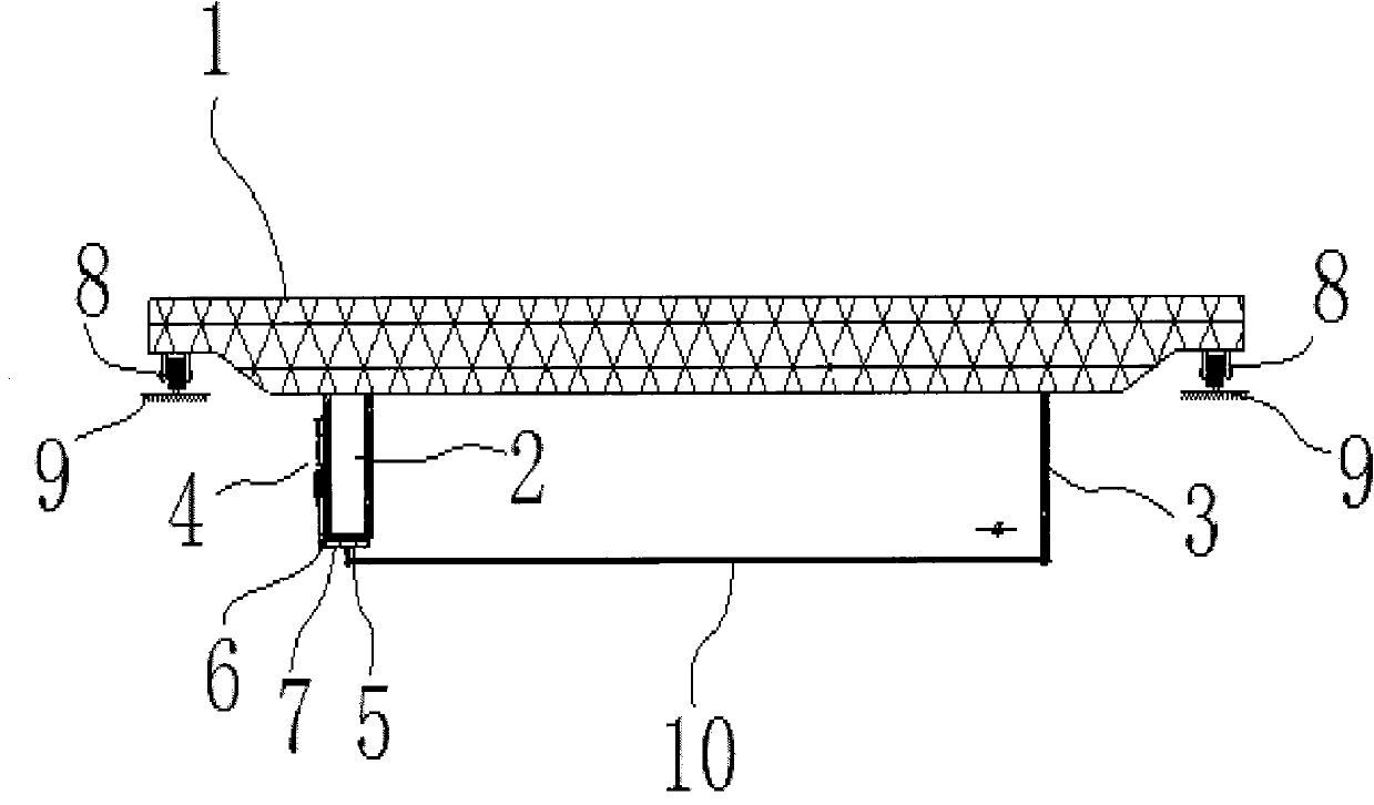 Device for fixing end part of riser model in deep-sea slender flexible riser vortex-induced vibration test