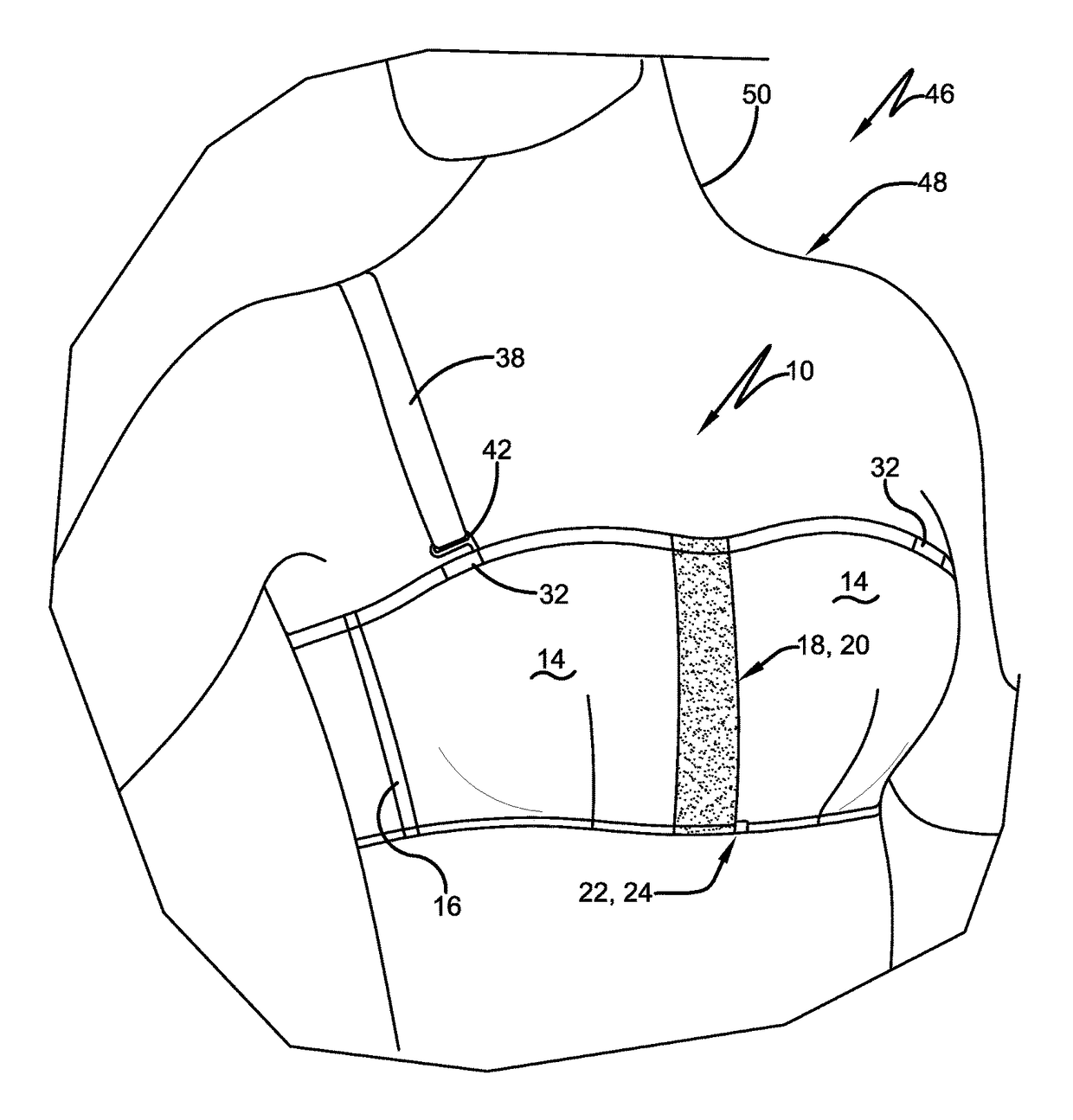 Surgical convertible bra