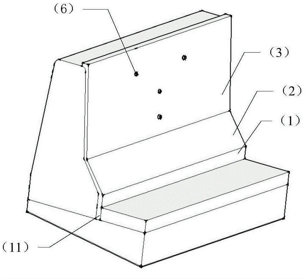 Composite protection plate and preparation method thereof