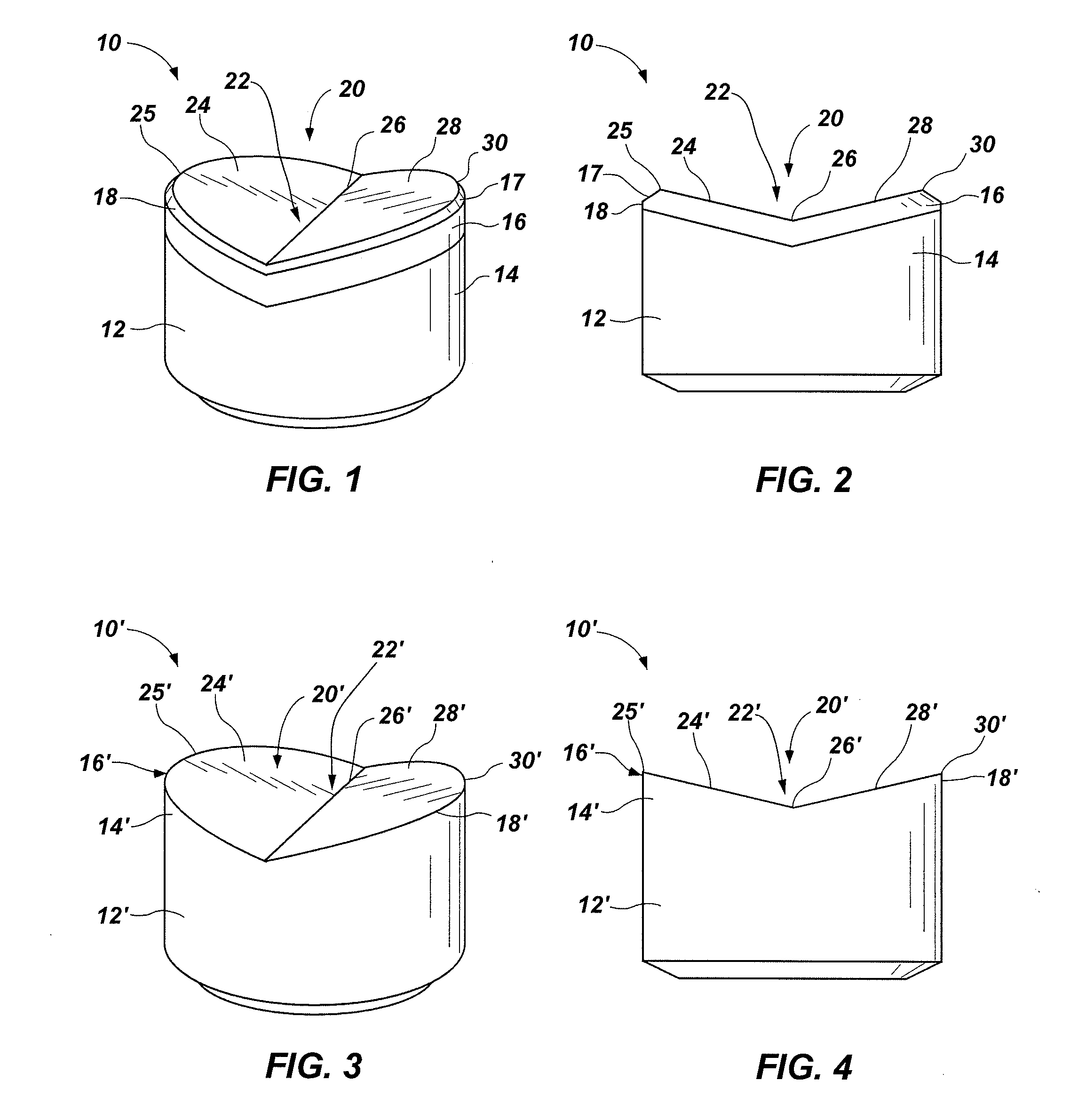 Cutting elements including cutting tables with shaped faces configured to provide continuous effective positive back rake angles, drill bits so equipped and methods of drilling