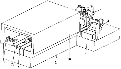 Unfilled corner repairing device for gypsum bricks