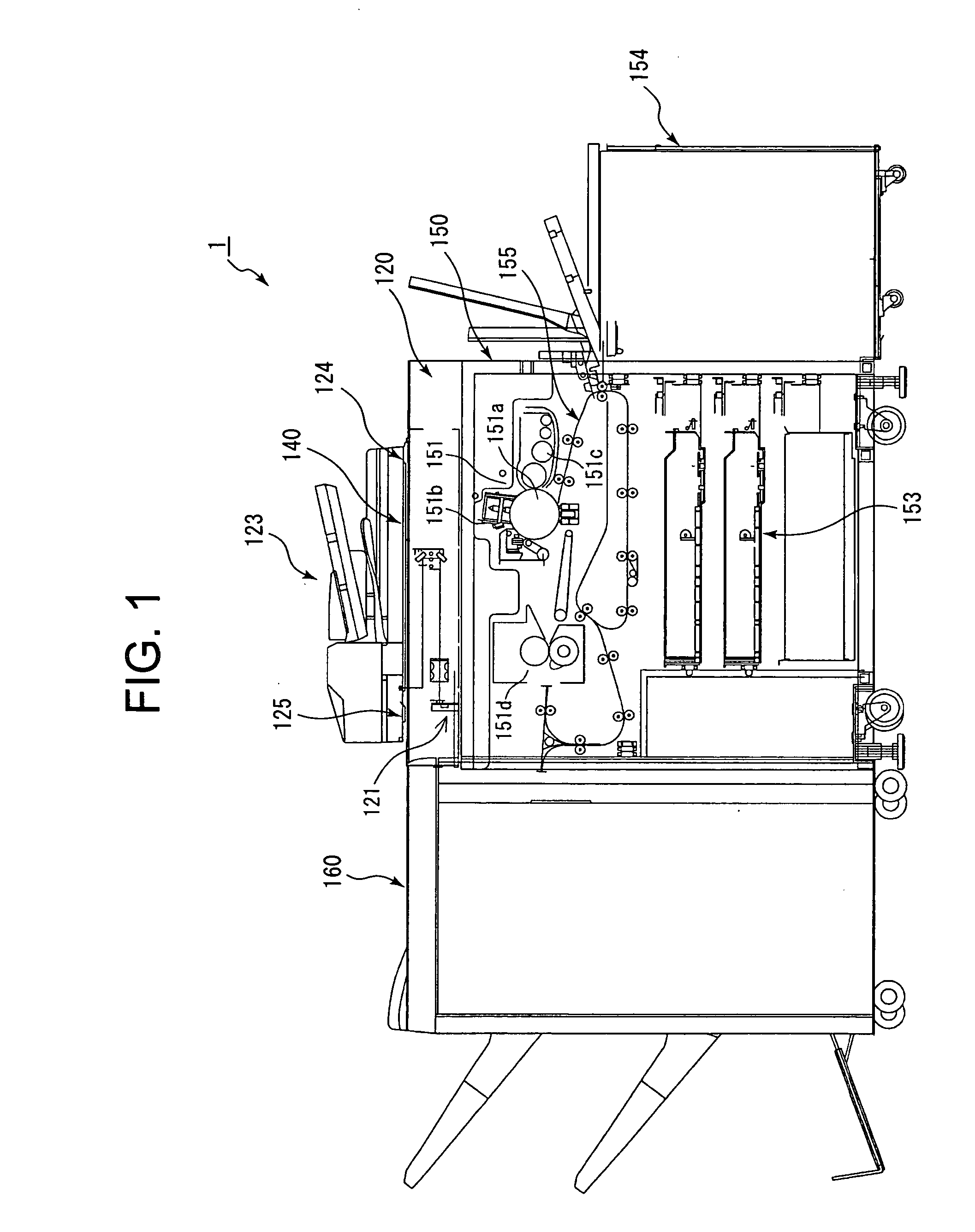 Image printing apparatus and tandem image printing method