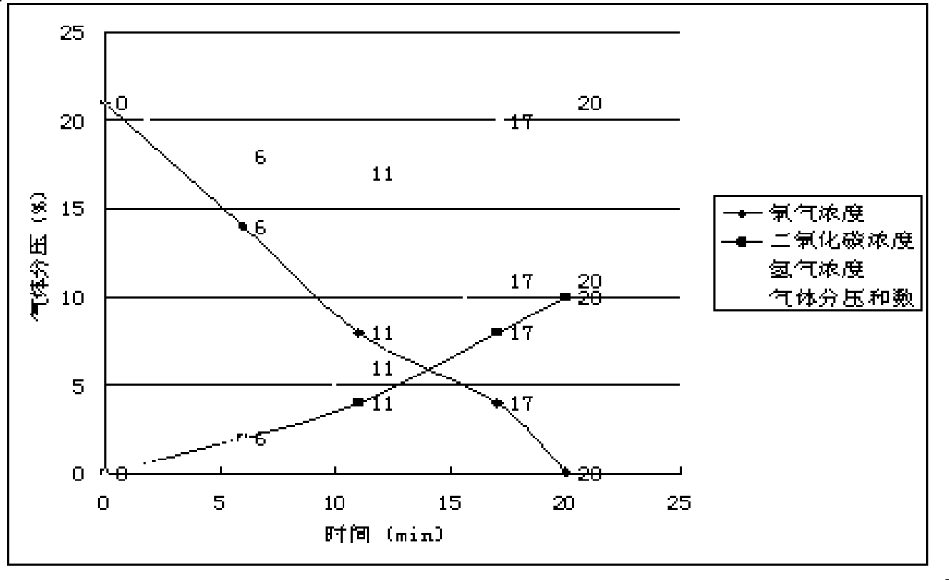 Quick-speed generation method of anaerobic microorganism culture environment