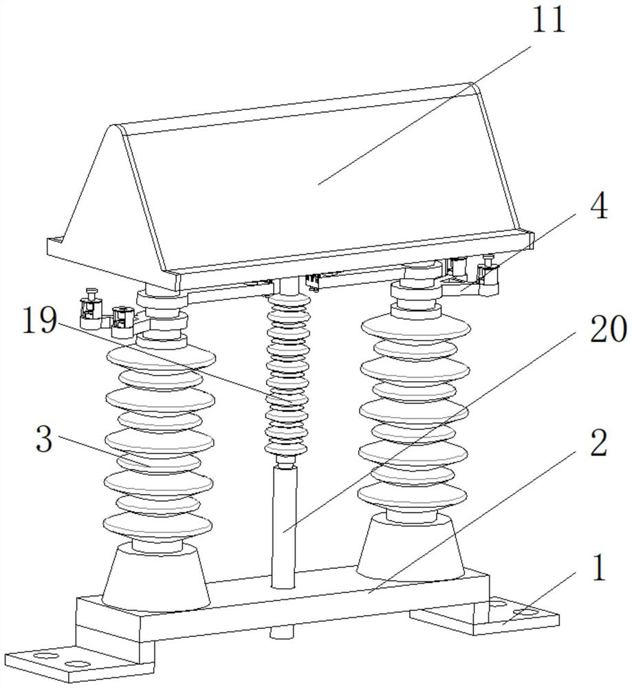 Outdoor 10-kilovolt line high-voltage isolation switch