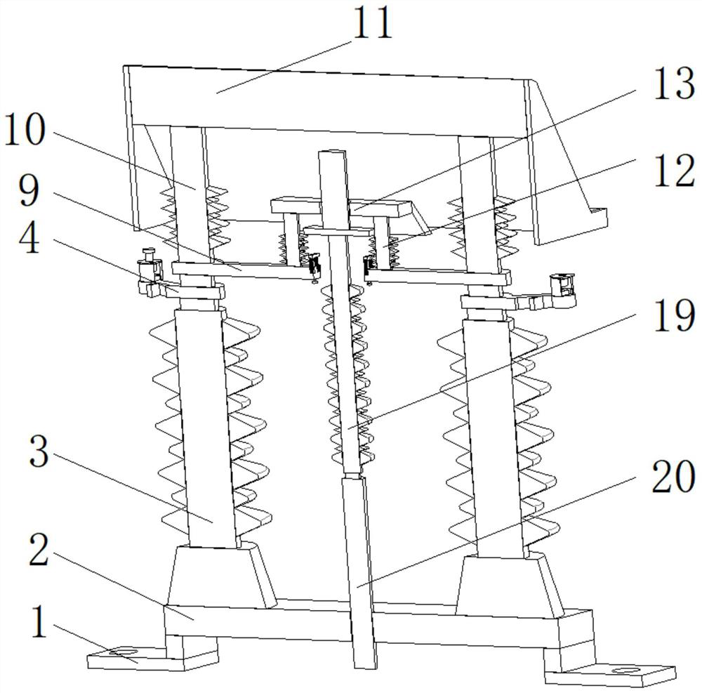 Outdoor 10-kilovolt line high-voltage isolation switch