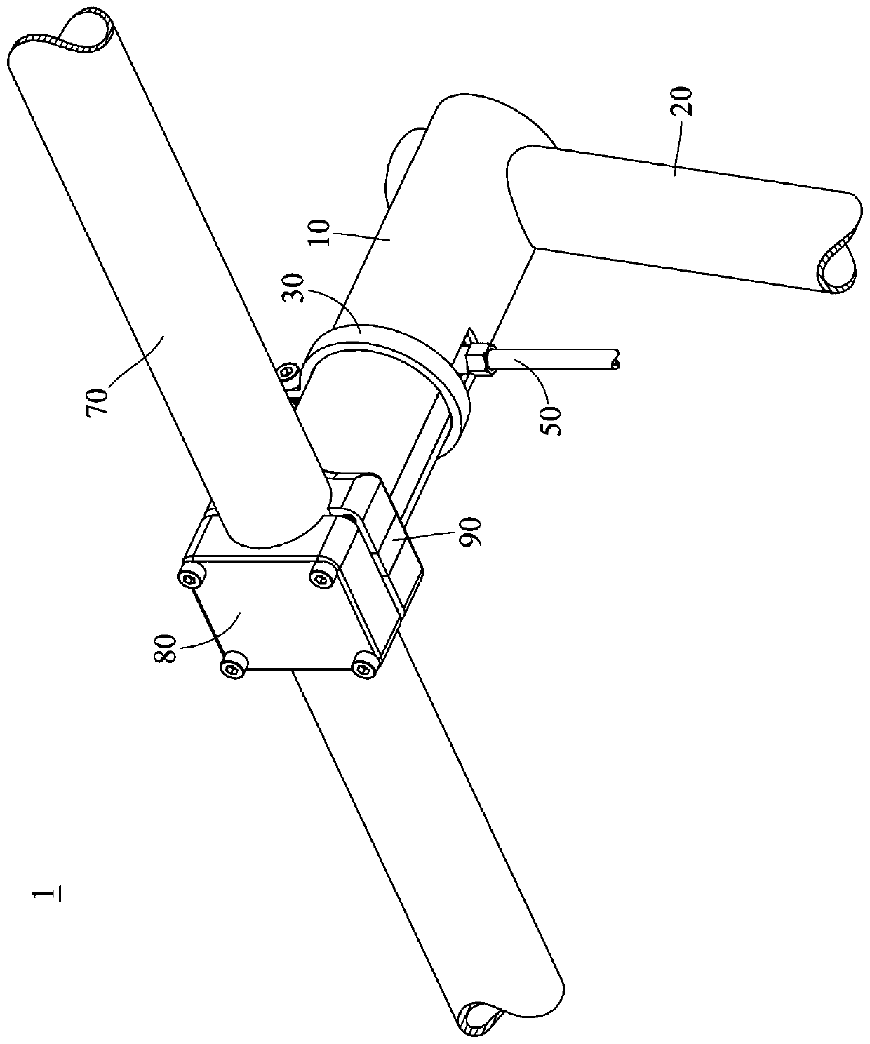 A vehicle head assembly with an anti-brake locking device