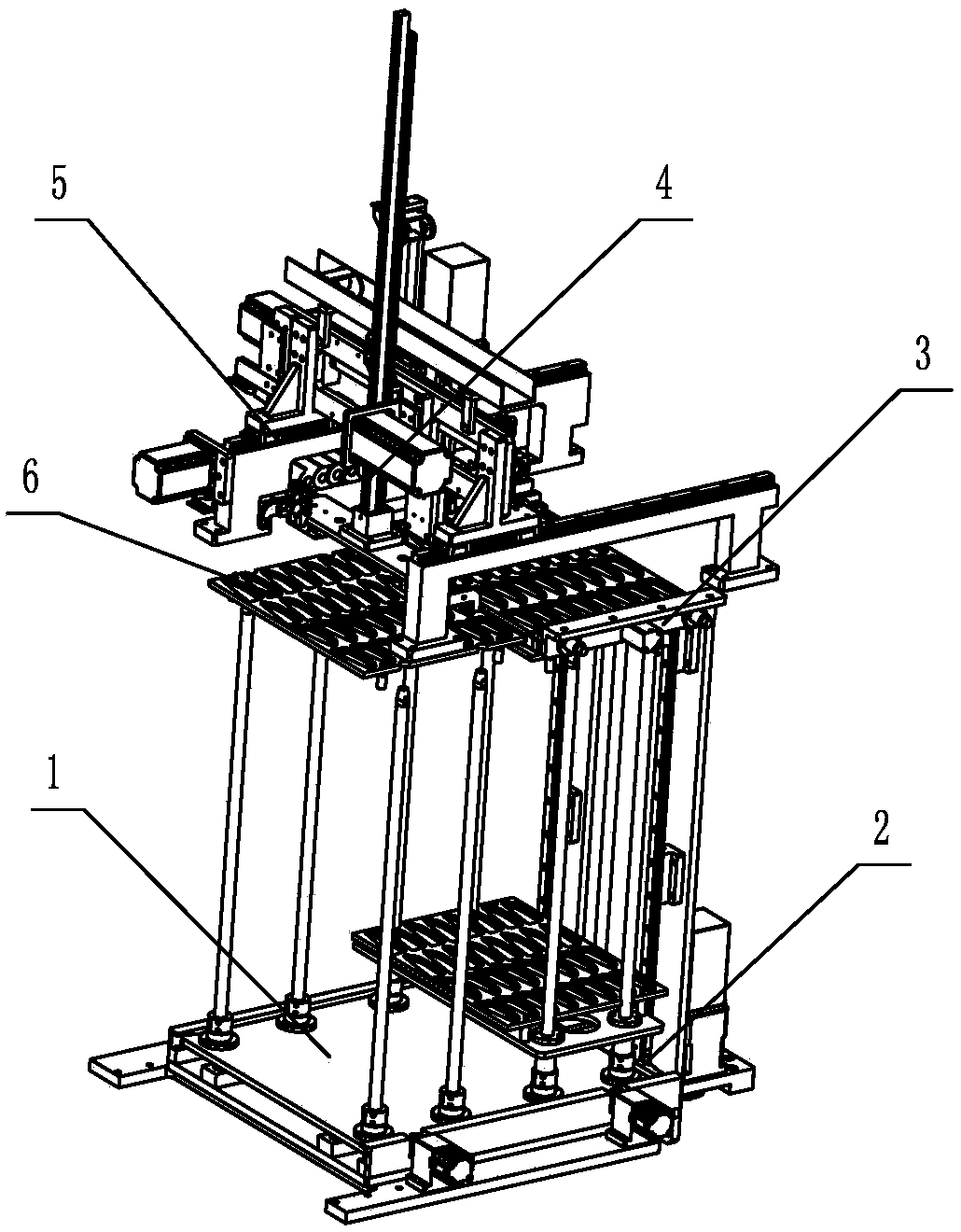 Feeding device for automated production lines